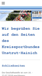 Mobile Screenshot of ksb-unstrut-hainich.de